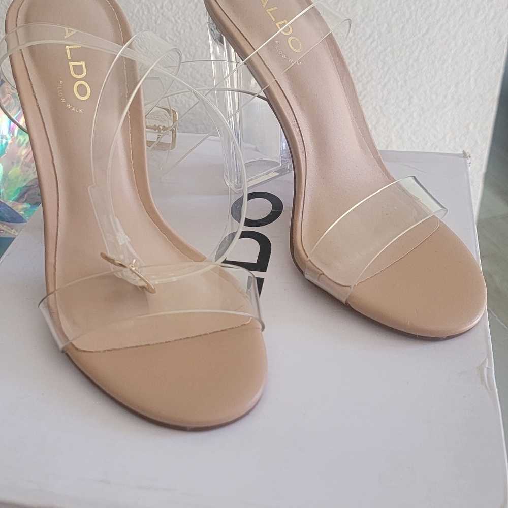 ALDO Clear Heels